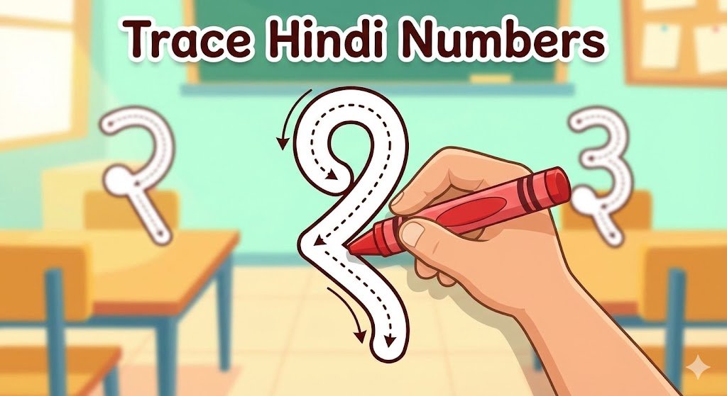 Hindi Number Tracing