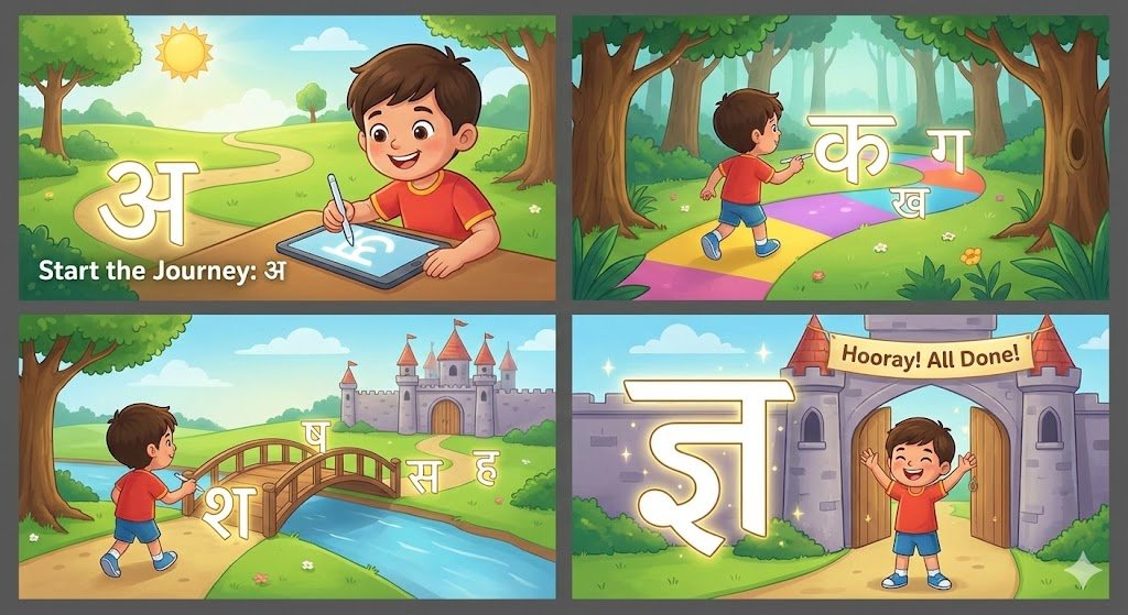 Hindi Tracing